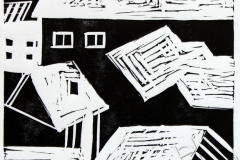 "Roofs 3", 2013, X3, 10x10cm