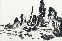 "Rocks 3", March 2009, paper/monotype