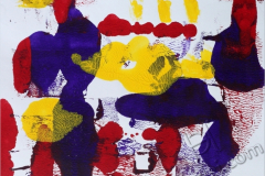 "Night in the City 1", 2009, paper/monotype