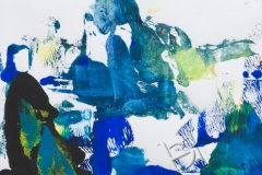 "Evening on the coast", 2009, paper/monotype