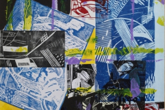"Composition 3", 2010, paper/mixed media