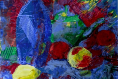 "Still life with lemon", 2011, paper/mixed media, 32x32cm