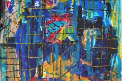 "Times Square", 2009, paper/mixed media, 44x44cm