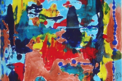 "Travel by sea and land", 2009, paper/mixed media, 44x44cm