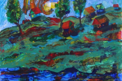 "Spring", 2015, paper/mixed media, 43x50cm
