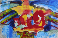 "Phoenix", 2012, paper/mixed media