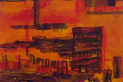 "Noon", September 2015, paper/acrylic, 49x55cm