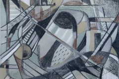 "Visitors 2", 2020, paper/mixed media, 52x73cm