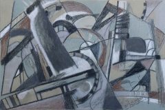 "Visitors 3", 2020, paper/mixed media, 51x74cm
