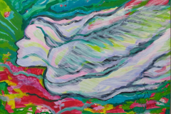 "Spring Wind", 2021, paper/acrylic, 61x86cm