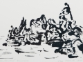 "Rocks 2", March 2009, paper/monotype