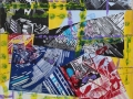 "Composition 1", 2010, paper/mixed media