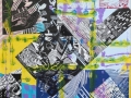 "Composition 2", 2010, paper/mixed media