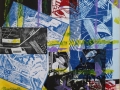 "Composition 3", 2010, paper/mixed media