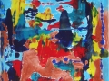 "Travel by sea and land", 2009, paper/mixed media, 44x44cm