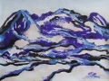 "Winter Mountains", 2011, paper/mixed media, 25x36cm