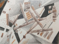 "Assemblage point 1", 2020, paper/mixed media, 52x74cm