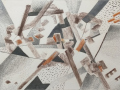 "Assemblage Point 2", 2020, paper/mixed media, 52x73cm