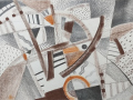 "Assemblage Point 3", 2020, paper/mixed media, 52x74cm