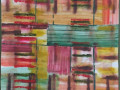 "Multistory 2", 2022, paper/acrylic, 85x61cm