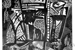 "Fish-whale", 2004, X3, 40x42cm
