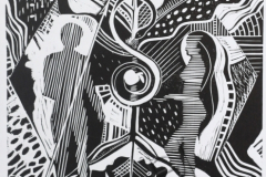 "Adam and Eve", 2010, X3, 29x26cm