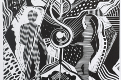 "Adam and Eve", 2010, X3, 29x26cm