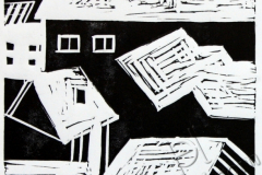 "Roofs 3", 2013, X3, 10x10cm
