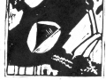 "There beyond the horizon", 2002, X3, 10x10cm