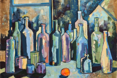 \"Company\", 2000, canvas/tempera, 60x80