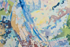 "The Beginning", 2003, canvas/oil, 110x90