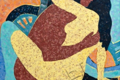 "Two", 2009, canvas/oil, 110x90