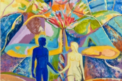 "Adam and Eve", 2011, canvas/oil, 80x60
