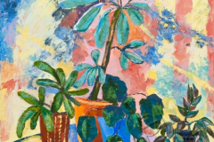 "From the life of plants 2", 2011, canvas/oil, 60x60