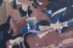 "Composition 4", January 2013, canvas/oil, 50x35