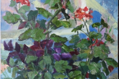"Geranium", August 2013, canvas/oil, 50x40