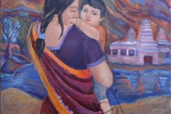 "Arunachala", 2014, canvas/oil, 100x80