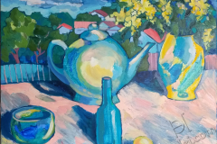 "Summer tea», 2018, canvas/oil, 40х50cm