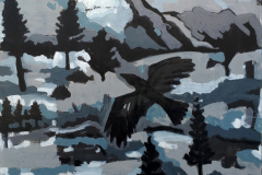 Winter night", 2019, canvas/acrylic, 100х80cm