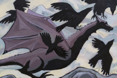 "Dragon", 2019, canvas/acrylic, 80х100cm