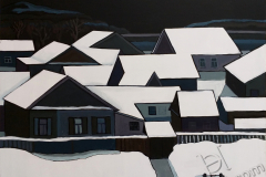 "Roofs 2", 2019, canvas/acrylic, 80х90cm