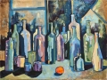 "Company", 2000, canvas/tempera, 60x80