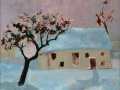"Nightfall", 2002, canvas/oil, 60x70