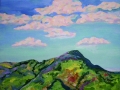 "Mountain 1", 2003, canvas/oil, 70x90