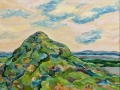 "Mountain 2", 2004, canvas/oil, 70x90