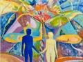 "Adam and Eve", 2011, canvas/oil, 80x60