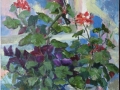 "Geranium", August 2013, canvas/oil, 50x40