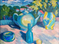"Summer tea», 2018, canvas/oil, 40х50cm